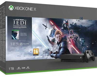 Microsoft Xbox One X 1TB Játékkonzol + Star Wars Jedi Fallen Order