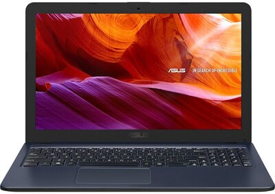 Asus X543 - 15.6 FullHD, Celeron DualCore N4000, 4GB, 500GB HDD, DVD író, Microsoft Windows 10 Home - Szürke Laptop