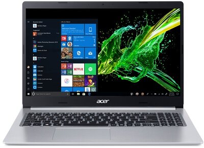 Acer Aspire 5 (A515-54G-55JR) - 15.6" FullHD IPS, Core i5-10210U, 8GB, 1TB HDD, nVidia GeForce MX250 2GB, Linux - Ezüst Laptop 3 év garanciával