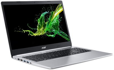 Acer Aspire 5 (A515-54G-54HR) - 15.6" FullHD IPS, Core i5-10210U, 8GB, 256GB SSD, nVidia GeForce MX250 2GB, Microsoft Windows 10 Home - Ezüst Laptop 3 év garanciával (verzió)