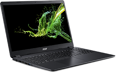Acer Aspire 3 (A315-55G-588C) - 15.6" FullHD, Core i5-8265U, 8GB, 256GB SSD, nVidia GeForce MX230 2GB, Microsoft Windows 10 Home - Fekete Laptop 3 év garanciával (verzió)