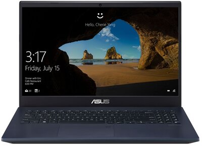 Asus X571 - 15.6" FullHD 120Hz, Core i5-9300H, 8GB, 256GB SSD, nVidia GeForce GTX 1650 4GB, Linux - Fekete Gamer Laptop