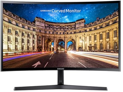 Samsung C24F396FHU Ívelt VA LED Monitor - 23.5" FullHD (1920x1080), 16:9, 3000:1 CR, 250cd/m2, 4ms, D-Sub, HDMI