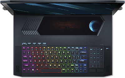 Acer Predator Triton 900 (PT917-71-778A) - 17.3" UHD IPS TOUCH, Core i7-9750H, 32GB. 2x512GB SSD, nVidia GeForce RTX 2080 8GB, Microsoft Windows 10 Home - Fekete Brutális Gamer Laptop 3 év garanciával
