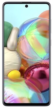 Samsung Galaxy A71 DualSIM (SM-A715) 128GB Kártyafüggetlen Okostelefon - Ezüst (Android)