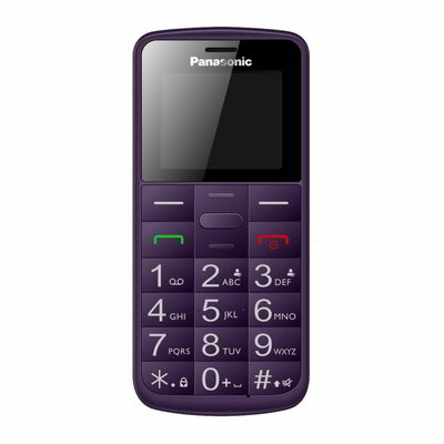 Panasonic KX-TU110EXV Kártyafüggetlen Mobiltelefon Idősek számára - Ibolya
