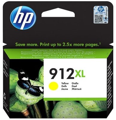 HP Gyári Tintapatron 3YL83AE (HP No912XL) Officejet, sárga, 825/oldal