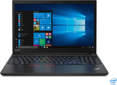 Lenovo ThinkPad E15 - 15.6" FullHD IPS, Core i5-10210U, 8GB, 256GB SSD, Microsoft Windows 10 Professional - Fekete Üzleti Laptop 3 év garanciával