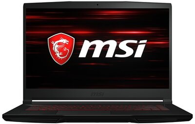 MSI GF63 Thin Gaming Laptop - 15,6" FullHD 120Hz, Intel Core i5-10300H, 8GB, 512GB SSD, nVidia GeForce GTX 1650-4GB, DOS - Fekete Gamer Laptop