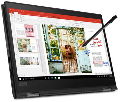 Lenovo ThinkPad X13 Yoga G1 - 13.3" FullHD IPS Touch + Pen, Core i5-10210U, 8GB, 256GB SSD, Microsoft Windows 10 Professional - Fekete Átalakítható Üzleti Laptop 3 év garanciával