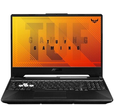 Asus TUF Gaming A15 (FX506II-AL020) - 15.6" FullHD 120Hz, Ryzen R5-4600H, 8GB, 512GB SSD, nVidia GeForce GTX 1650Ti 4GB, FreeDOS - Fekete Gamer Laptop