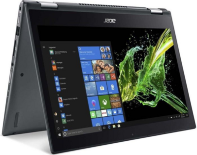 Acer Spin 5 (SP513-54N-70RR) - 13,5" (2256x1504) IPS, Core I7-1065G7, 8GB, 512GB SSD, Intel Iris Plus, Microsoft Windows 10 Home - Szürke laptop 3 év garanciával