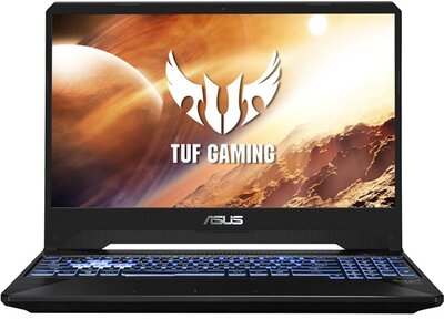 Asus TUF Gaming (FX505GT) - 15.6" FHD 144Hz, Core i5-9300H, 8GB, 512GB SSD, nVidia GeForce GTX 1650 4GB, DOS - Fekete Gamer Laptop