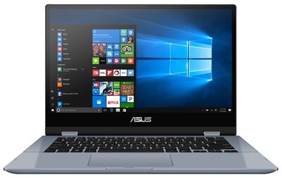 Asus VivoBook Flip 14 (TP412FA) - 14" FullHD IPS, Core i5-10210U, 8GB, 256GB SSD, Microsoft Windows 10 Home - Ezüst-Kék Átalakítható Laptop