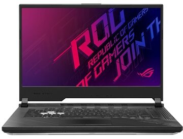 Asus ROG Strix G15 (G512LU) - 15.6" FullHD IPS 144Hz, Core i7-10750H, 8GB, 512GB SSD, nVidia GeForce GTX 1660TI 6GB, DOS - Fekete Gamer Laptop