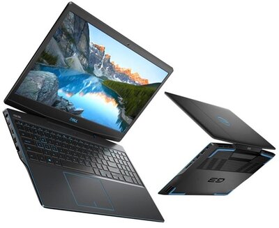 Dell G3 Gaming Laptop (3500) - 15.6" FullHD IPS 144Hz, Core i7-10750H, 16GB, 512 GB SSD, nVidia GeForce GTX 1650TI 4GB, Microsoft Windows 10 Home - Éjsötét Gamer Laptop 3 év garanciával