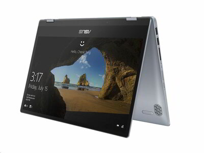 Asus VivoBook Flip 14 (TP412FA) - 14.0" FullHD TOUCH, Core i3-10110U, 4GB, 128GB SSD, Microsoft Windows 10 Home - Szürkéskék Átalakítható Laptop