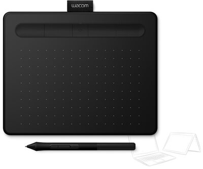Wacom Intuos S fekete Bluetooth North digitális rajztábla