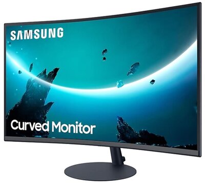 Samsung ívelt VA LED Monitor 23,6" C24T550FDU, 1920x1080, 16:9, 250cd/m2, 4ms, D-Sub/HDMI/Display Port,