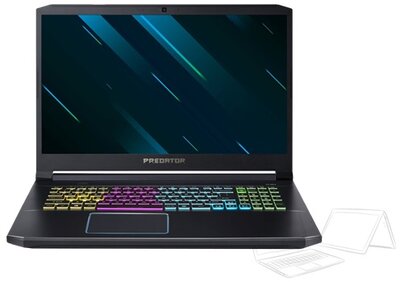 Acer Predator Helios 300 (PH317-54-79DB ) - 17.3" FullHD IPS 144Hz, Core i7-10750H, 16GB, 512GB SSD, nVidia GeForce RTX 2060 6GB, DOS - Fekete Gamer Laptop 3 év garanciával