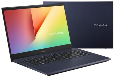 Asus VivoBook X (X571) - 15.6" FullHD IPS, Core i7-9750H, 8GB, 512GB SSD, nVidia GeForce GTX 1050 4GB, DOS - Fekete Gamer Laptop