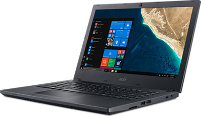 Acer TravelMate B1 (TMB118-M-P9NQ) - 11.6" HD, Pentium N5000, 4GB, 128GB SSD, Microsoft Windows 10 Home - Fekete Laptop (verzió)