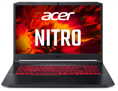 Acer Nitro (AN517-52-51N6) - 17,3" FullHD IPS 120Hz, Core i5-10300H, 8GB, 512GB SSD, nVidia GeForce GTX1650TI 4GB, Linux - Fekete Gamer Laptop 3 év garanciával