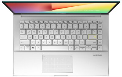 Asus VivoBook S14 (S433FA-AM217) - 14.0" FullHD, Core i5-10210U, 8GB, 256GB SSD, DOS - Fehér Ultravékony Laptop