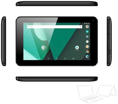 Navon iQ7 Wifi - 7" WSVGA (1024 x 600), Allwinner A64, 1GB, 8GB, Mali-400 MP2, Android 7.1 - Fekete Tablet