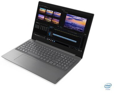 Lenovo V15 - 15.6" FullHD, Ryzen 5-3500U, 4GB, 256GB SSD+ 1TB HDD, DOS - Szürke Üzleti Laptop 3 év garanciával (verzió)
