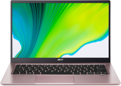 Acer Swift 1 ( SF114-33-P4X2) - 14" FullHD IPS, Pentium-N5030, 4GB, 64GB eMMC, Microsoft Windows 10 Home S és Office 365 előfizetés - Rózsaszín Laptop 3 év garanciával