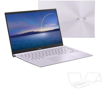 Asus ZenBook 14 (UX425JA) - 14" FullHD IPS, Core i5-1135G7, 16GB, 512GB SSD, Microsoft Windows 10 Home és Office 365 előfizetés - Lila Ultrabook Laptop (verzió)