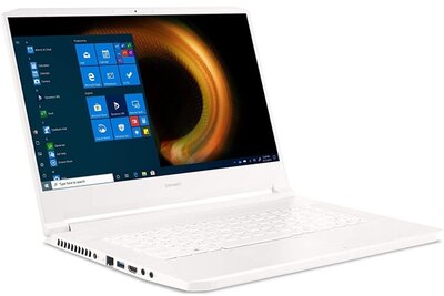 Acer ConceptD 7 Pro (CN715-72P-75RF) - 15,6" UHD IPS, Core i7-10875H, 32GB, 2x1TB SSD, nVidia Quadro RTX 5000 16GB, Microsoft Windows 10 Professional - Fehér Grafikus Munkaállomás 3 év garanciával