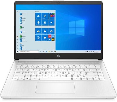 HP 14s - 14" FullHD IPS, Core i3-1125G4, 8GB, 256GB SSD, Microsoft Windows 10 Home - Fehér Laptop 3 év garanciával