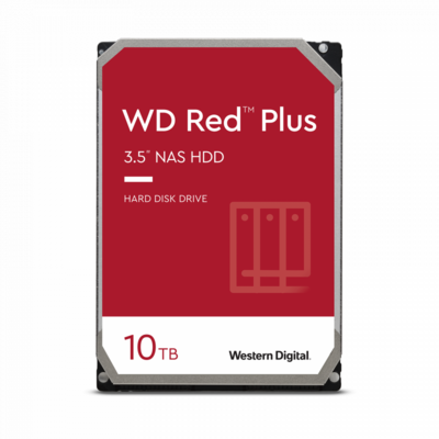 Western Digital Red Plus NAS 3.5 10TB 7200rpm 256MB SATA3 (WD101EFBX)