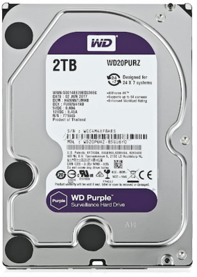 Western Digital 3.5 2TB 5400rpm 64MB SATA3 (WD20PURZ)