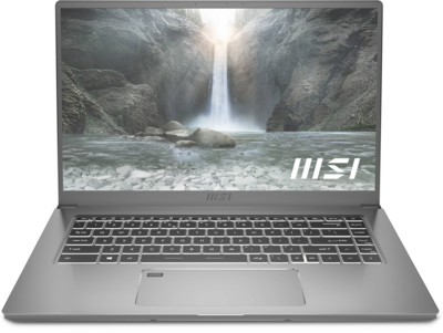 MSI Prestige 15 (A11SB) - 15,6" FullHD IPS-Level, Core i7-1185G7, 16GB, 512GB SSD, nVidia GeForce MX 450 2GB, DOS - Ezüst Laptop 3 év garanciával