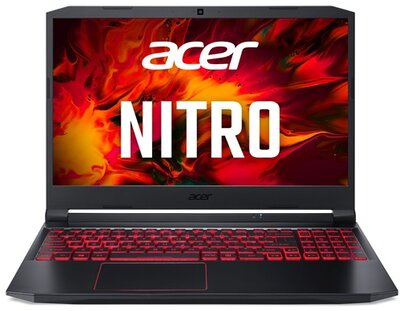 Acer Nitro 5 (AN515-55-71GE) - 15,6" FullHD IPS 144Hz, Core i7-10750H, 8GB, 512GB SSD, nVidia GeForce RTX 3050TI 4GB, DOS- Fekete Gamer Laptop 3 év garanciával