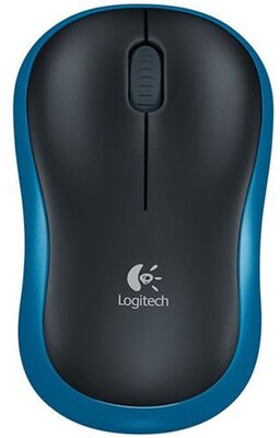 Logitech M185 vezeték nélküli optikai egér kék /910-002236/