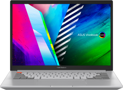 Asus VivoBook Pro 14X (N7400PC) - 14" 2.8K OLED, Core i7-11370H, 16GB, 512GB SSD, nVidia GeForce RTX3050 4GB, DOS - Hűvös ezüst Laptop 3 év garanciával
