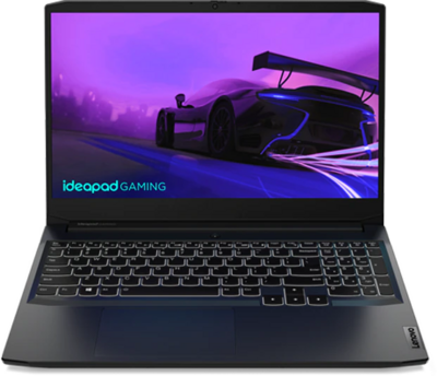 Lenovo Ideapad Gaming 3 - 15.6" FullHD IPS, Core i5-11300H, 8GB, 256GB SSD, nVidia GeForce RTX 3050 4GB, DOS - Árnyfekete Gamer Laptop 3 év garanciával