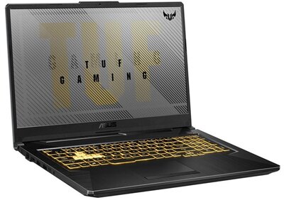 Asus TUF Gaming F17 (FX706HEB) - 17.3" FullHD IPS 144Hz, Core i5-11400H, 8GB, 512GB SSD, nVidia GeForce RTX3050TI 4GB, DOS - Erődszürke Gamer Laptop