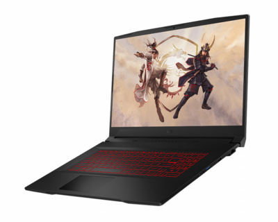 MSI Katana GF76 12UGS - 17,3" FullHD IPS-Level 144Hz, Core i7-12700H, 16GB, 512GB SSD, nVidia GeForce RTX 3070 8GB, DOS - Fekete Gamer Laptop