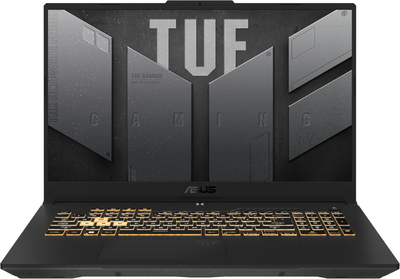 Asus TUF Gaming F17 (FX707ZM) - 17.3" FullHD IPS-Level 144Hz, Core i7-12700H, 16GB, 1TB SSD, nVidia GeForce RTX 3060 6GB, DOS - Mecha szürke Gamer Laptop 3 év garanciával