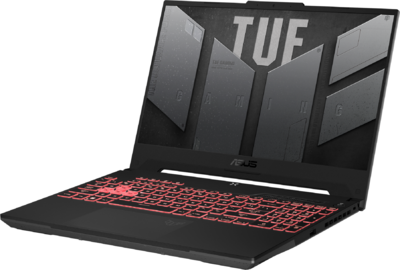 Asus TUF Gaming A15 (FA507RC) - 15.6" FullHD IPS-Level 144Hz, Ryzen 7-6800H, 8GB, 512GB SSD, nVidia GeForce RTX 3050 4GB, DOS - Jaeger szürke Gamer Laptop 3 év garanciával