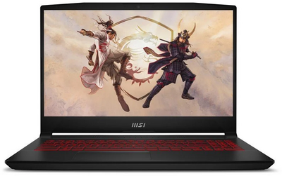 MSI Katana GF66 12UC - 15,6" FullHD IPS-Level 144Hz, Core i5-12500H, 8GB, 512GB SSD, nVidia GeForce RTX 3050 4GB, DOS - Fekete Gamer Laptop