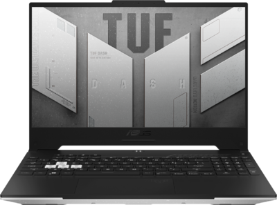 Asus TUF Dash F15 (FX517ZC) - 15.6" FullHD IPS-Level 144Hz, Core i5-12450H, 8GB, 512GB SSD, nVidia GeForce RTX 3050 4GB, DOS - Fehér Gamer Laptop 3 év garanciával