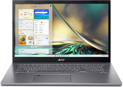 Acer Aspire 5 (A517-53G-74EH) - 17.3" FullHD IPS, Core i7-1260P, 8GB, 512GB SSD, nVidia GeForce RTX 2050 4GB, DOS - Szürke Laptop 3 év garanciával