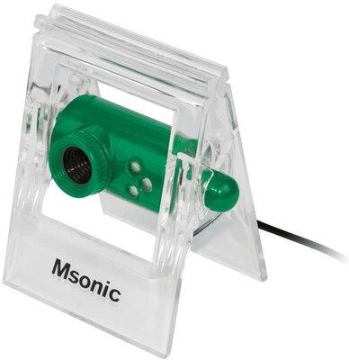 MSONIC Webkamera mikrofonnal Zöld (MR1803E)