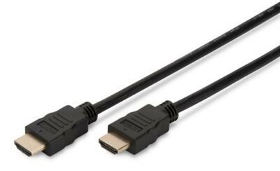 Assmann HDMI M - HDMI M Adapterkábel (Ethernet) Fekete 10m